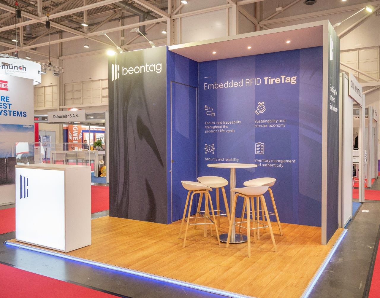 Kleine Messestand 4x3 meter